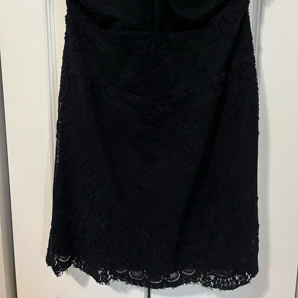Free People Harper High Neck Halter Lace Dress (Size S) - Picture 6 of 9